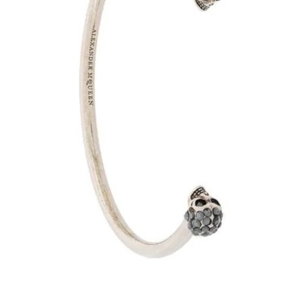 Alexander McQueen Jewelry - Alexander McQueen twin skull bracelet